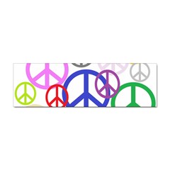 Peace Sign Collage Png Bumper Sticker by StuffOrSomething