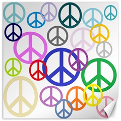 Peace Sign Collage Png Canvas 12  X 12  (unframed)