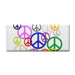 Peace Sign Collage Png Hand Towel