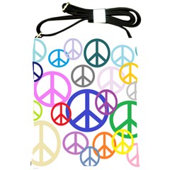 Peace Sign Collage Png Shoulder Sling Bag