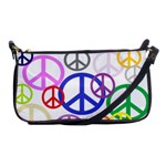 Peace Sign Collage Png Evening Bag Front