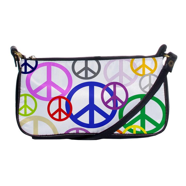 Peace Sign Collage Png Evening Bag