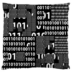 Beautiful Binary Large Cushion Case (two Sided) 