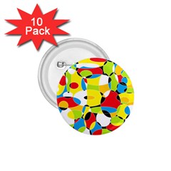 Interlocking Circles 1 75  Button (10 Pack)