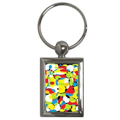 Interlocking Circles Key Chain (rectangle)