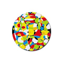 Interlocking Circles Drink Coaster (round) by StuffOrSomething