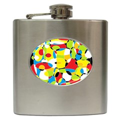 Interlocking Circles Hip Flask