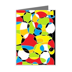 Interlocking Circles Mini Greeting Card by StuffOrSomething