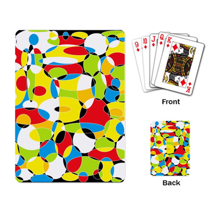 Interlocking Circles Playing Cards Single Design