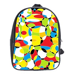 Interlocking Circles School Bag (large) by StuffOrSomething