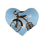 Treecycle 16  Premium Heart Shape Cushion  Front