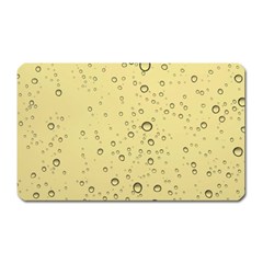 Yellow Water Droplets Magnet (rectangular) by Colorfulart23