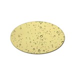 Yellow Water Droplets Sticker 10 Pack (Oval) Front