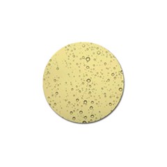 Yellow Water Droplets Golf Ball Marker