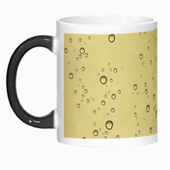 Yellow Water Droplets Morph Mug