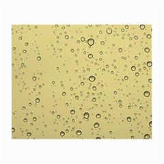 Yellow Water Droplets Glasses Cloth (small)