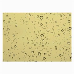 Yellow Water Droplets Glasses Cloth (large)