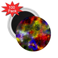 Deep Watercolors 2 25  Button Magnet (100 Pack)