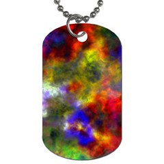 Deep Watercolors Dog Tag (two-sided) 