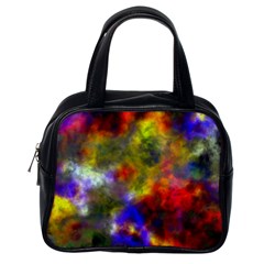 Deep Watercolors Classic Handbag (one Side)