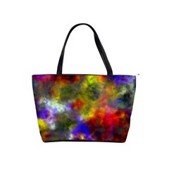 Deep Watercolors Large Shoulder Bag