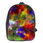 Deep Watercolors School Bag (Large) Front