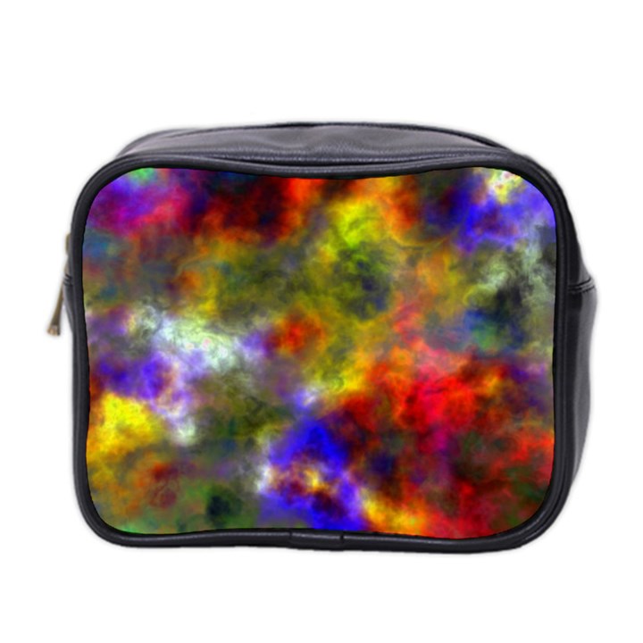 Deep Watercolors Mini Travel Toiletry Bag (Two Sides)