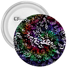 Urock Musicians Twisted Rainbow Notes  3  Button