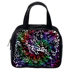 Urock Musicians Twisted Rainbow Notes  Classic Handbag (one Side)