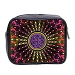 Hot Radiant Fractal Celtic Knot Mini Toiletries Bag (Two Sides) Back