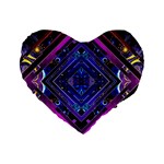 Galaxy 16  Premium Heart Shape Cushion  Front