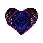 Galaxy 16  Premium Heart Shape Cushion  Back