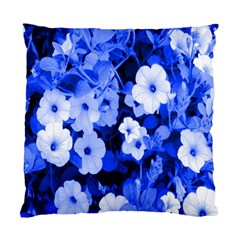 Blue Flowers Cushion Case (two Sided) 