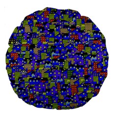 Houses 18  Premium Round Cushion 