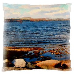 Sea Shore Large Cushion Case (single Sided)  by Contest1852090