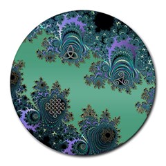 Celtic Symbolic Fractal 8  Mouse Pad (round)