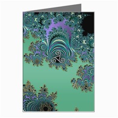 Celtic Symbolic Fractal Greeting Card by UROCKtheWorldDesign