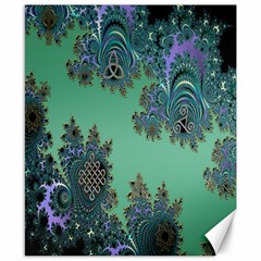 Celtic Symbolic Fractal Canvas 8  X 10  (unframed) by UROCKtheWorldDesign