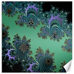 Celtic Symbolic Fractal Canvas 16  X 16  (unframed) by UROCKtheWorldDesign