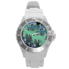 Celtic Symbolic Fractal Plastic Sport Watch (large)