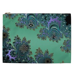 Celtic Symbolic Fractal Cosmetic Bag (xxl) by UROCKtheWorldDesign