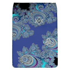 Blue Metallic Celtic Fractal Removable Flap Cover (small) by UROCKtheWorldDesign