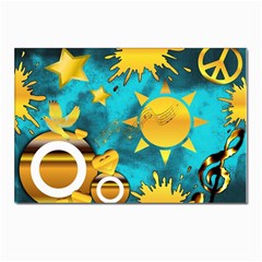 Musical Peace Postcard 4 x 6  (10 Pack) by StuffOrSomething