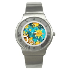 Musical Peace Stainless Steel Watch (slim) by StuffOrSomething