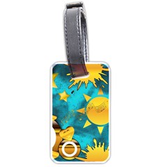 Musical Peace Luggage Tag (one Side) by StuffOrSomething