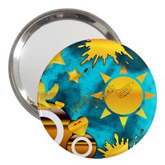 Musical Peace 3  Handbag Mirror by StuffOrSomething