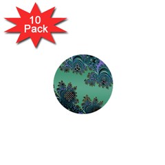 Celtic Symbolic Fractal 1  Mini Button (10 Pack)