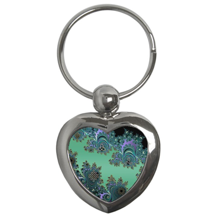 Celtic Symbolic Fractal Key Chain (Heart)