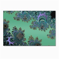 Celtic Symbolic Fractal Postcard 4 x 6  (10 Pack) by UROCKtheWorldDesign