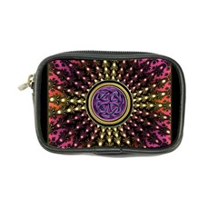 Hot Lavender Celtic Fractal Framed Mandala Coin Purse